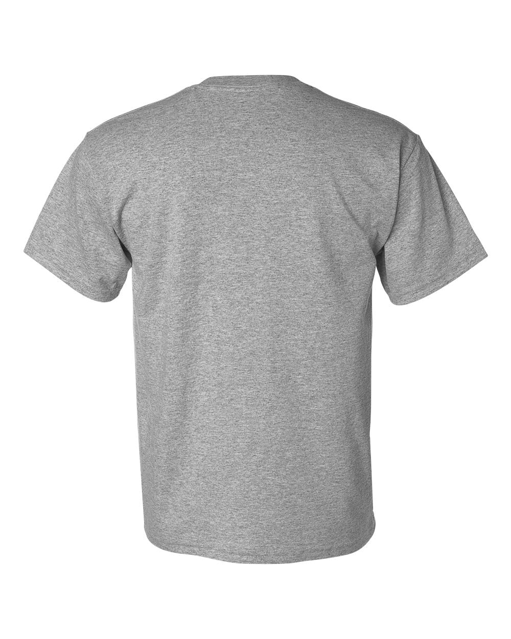 Adult Full Armour 50-50 Blend Grey Unisex Short Sleeve Shirt.